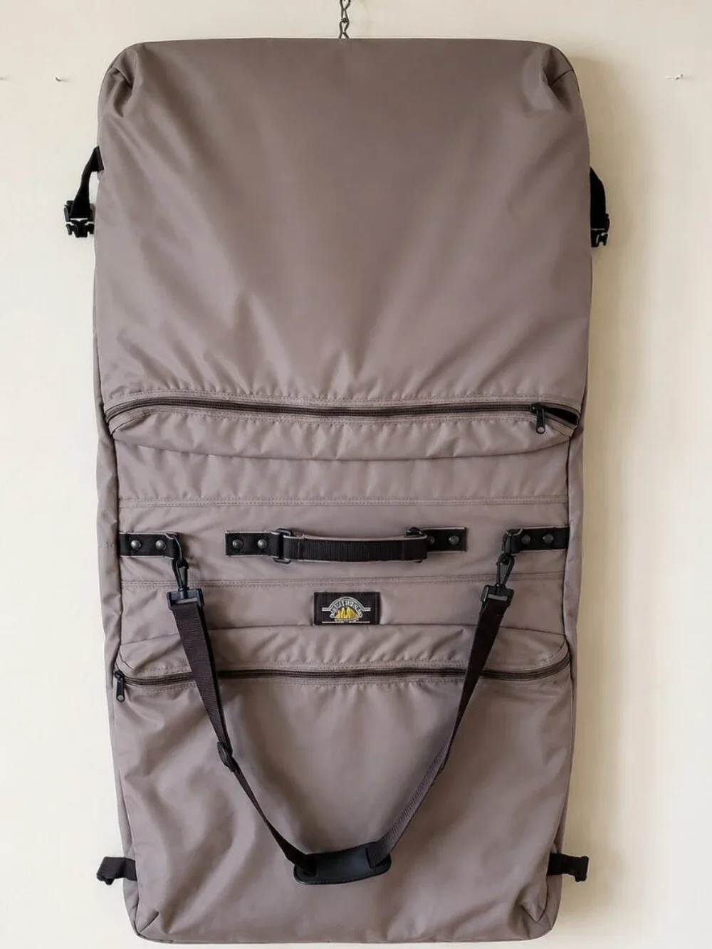 Schooner Club Tan Carry On Foldable Lightweight Garment Bag